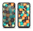 The Blue & Orange Abstract Polka Dots Apple iPhone 6/6s Plus LifeProof Fre Case Skin Set