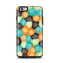 The Blue & Orange Abstract Polka Dots Apple iPhone 6 Plus Otterbox Symmetry Case Skin Set