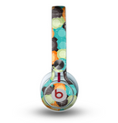 The Blue & Orange Abstract Polka Dots Skin for the Beats by Dre Mixr Headphones