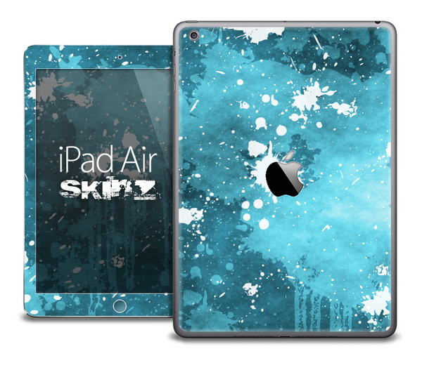 The Blue Paint Splatter Skin for the iPad Air