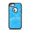 The Blue Painted Brush Texture Apple iPhone 5-5s Otterbox Defender Case Skin Set