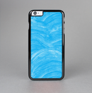The Blue Painted Brush Texture Skin-Sert Case for the Apple iPhone 6 Plus