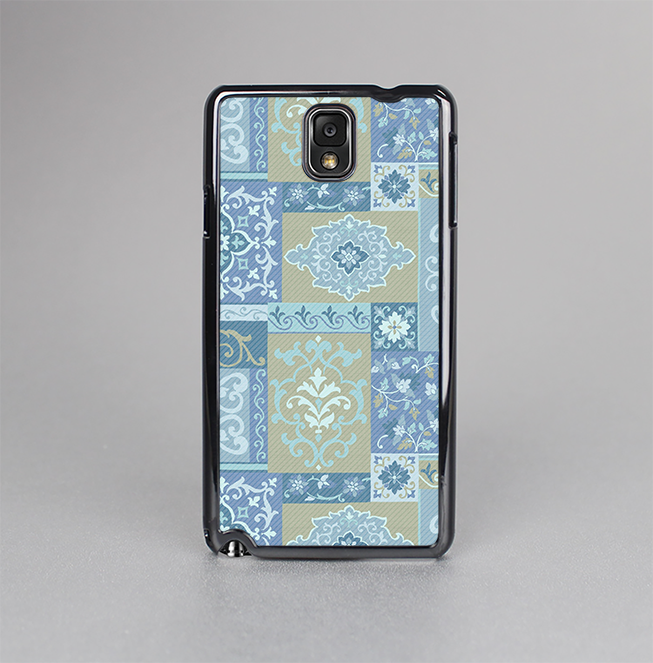 The Blue Patched Paisley Pattern Skin-Sert Case for the Samsung Galaxy Note 3