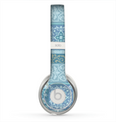 The Blue Patched Paisley Pattern Skin for the Beats by Dre Solo 2 Headphones