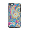 The Blue & Pink Layered Paisley Pattern V3 Apple iPhone 6 Plus Otterbox Symmetry Case Skin Set