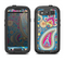 The Blue & Pink Layered Paisley Pattern V3 Samsung Galaxy S3 LifeProof Fre Case Skin Set