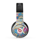 The Blue & Pink Layered Paisley Pattern V3 Skin for the Beats by Dre Pro Headphones