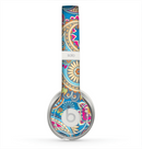 The Blue & Pink Layered Paisley Pattern V3 Skin for the Beats by Dre Solo 2 Headphones