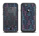 The Blue & Pink Vector Anchor Collage Apple iPhone 6/6s LifeProof Fre Case Skin Set