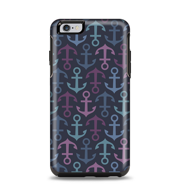 The Blue & Pink Vector Anchor Collage Apple iPhone 6 Plus Otterbox Symmetry Case Skin Set