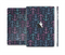 The Blue & Pink Vector Anchor Collage Full Body Skin Set for the Apple iPad Mini 2