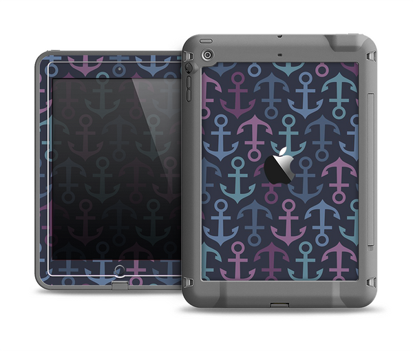 The Blue & Pink Vector Anchor Collage Apple iPad Mini LifeProof Fre Case Skin Set