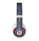 The Blue & Pink Vector Anchor Collage Skin for the Beats by Dre Studio (2013+ Version) Headphones
