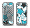 The Blue Polkadotted Vector Stars Apple iPhone 5c LifeProof Fre Case Skin Set