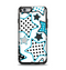 The Blue Polkadotted Vector Stars Apple iPhone 6 Otterbox Symmetry Case Skin Set