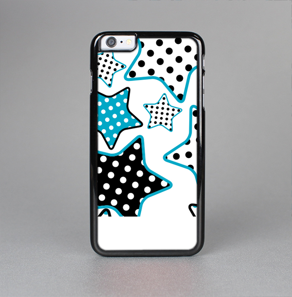 The Blue Polkadotted Vector Stars Skin-Sert Case for the Apple iPhone 6 Plus