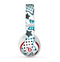 The Blue Polkadotted Vector Stars Skin for the Beats by Dre Studio (2013+ Version) Headphones