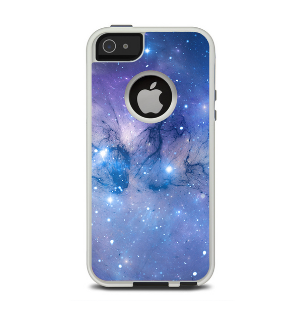 The Blue & Purple Mixed Universe Apple iPhone 5-5s Otterbox Commuter Case Skin Set