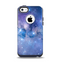 The Blue & Purple Mixed Universe Apple iPhone 5c Otterbox Commuter Case Skin Set