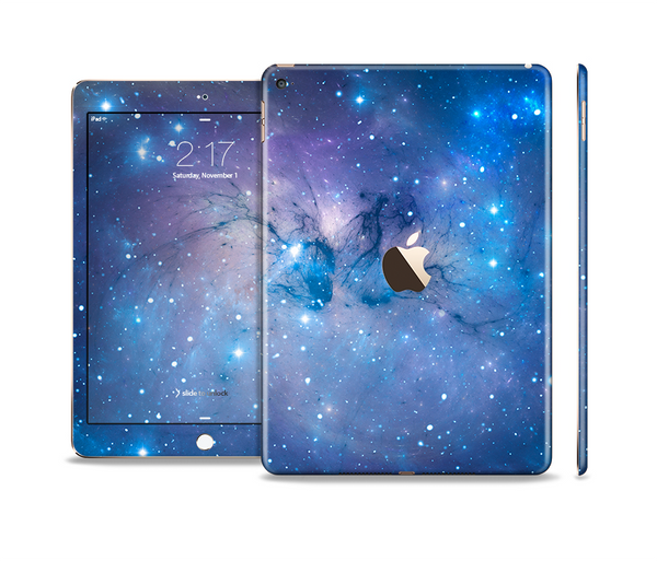 The Blue & Purple Mixed Universe Skin Set for the Apple iPad Air 2