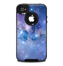 The Blue & Purple Mixed Universe Skin for the iPhone 4-4s OtterBox Commuter Case