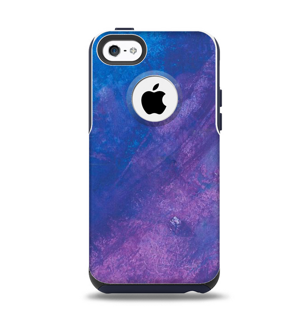 The Blue & Purple Pastel Apple iPhone 5c Otterbox Commuter Case Skin Set