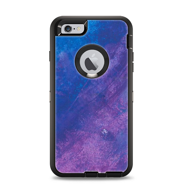The Blue & Purple Pastel Apple iPhone 6 Plus Otterbox Defender Case Skin Set
