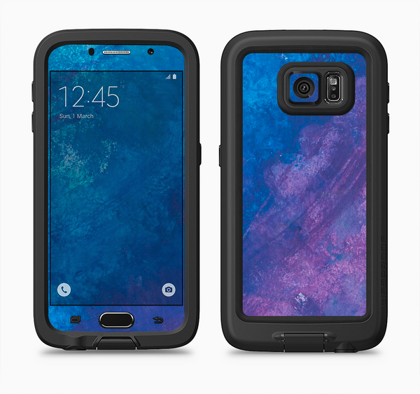 The Blue & Purple Pastel Full Body Samsung Galaxy S6 LifeProof Fre Case Skin Kit