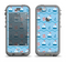The Blue & Red Nautical Sailboat Pattern Apple iPhone 5c LifeProof Nuud Case Skin Set