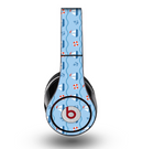 The Blue & Red Nautical Sailboat Pattern Skin for the Original Beats by Dre Studio Headphones