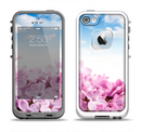 The Blue Sky Pink Flower Field Apple iPhone 5-5s LifeProof Fre Case Skin Set