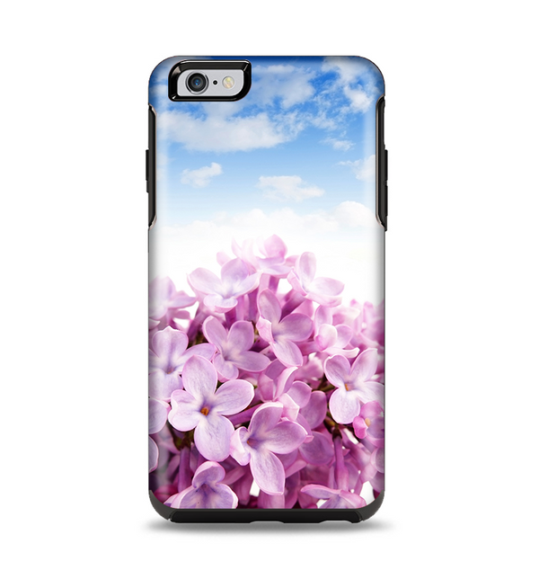 The Blue Sky Pink Flower Field Apple iPhone 6 Plus Otterbox Symmetry Case Skin Set