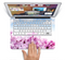 The Blue Sky Pink Flower Field Skin Set for the Apple MacBook Air 11"