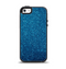 The Blue Sparkly Glitter Ultra Metallic Apple iPhone 5-5s Otterbox Symmetry Case Skin Set