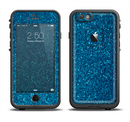 The Blue Sparkly Glitter Ultra Metallic Apple iPhone 6/6s LifeProof Fre Case Skin Set