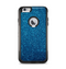 The Blue Sparkly Glitter Ultra Metallic Apple iPhone 6 Plus Otterbox Commuter Case Skin Set