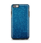 The Blue Sparkly Glitter Ultra Metallic Apple iPhone 6 Plus Otterbox Symmetry Case Skin Set