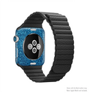 The Blue Sparkly Glitter Ultra Metallic Full-Body Skin Kit for the Apple Watch