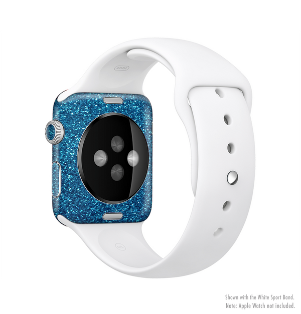 The Blue Sparkly Glitter Ultra Metallic Full-Body Skin Kit for the Apple Watch