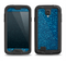 The Blue Sparkly Glitter Ultra Metallic Samsung Galaxy S4 LifeProof Nuud Case Skin Set