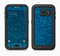 The Blue Sparkly Glitter Ultra Metallic Full Body Samsung Galaxy S6 LifeProof Fre Case Skin Kit