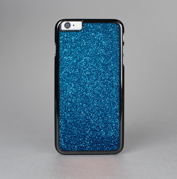 The Blue Sparkly Glitter Ultra Metallic Skin-Sert Case for the Apple iPhone 6 Plus