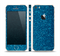 The Blue Sparkly Glitter Ultra Metallic Skin Set for the Apple iPhone 5s