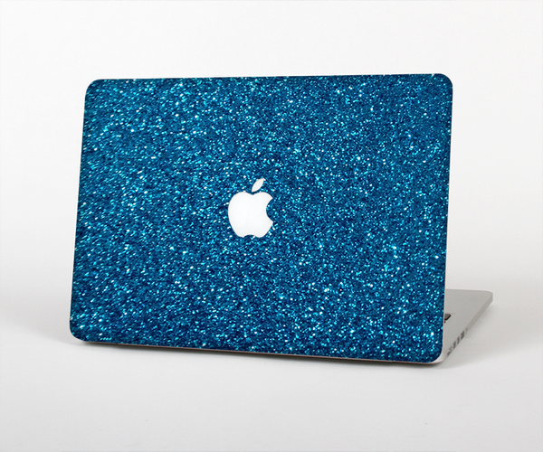 The Blue Sparkly Glitter Ultra Metallic Skin Set for the Apple MacBook Air 11"