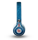 The Blue Sparkly Glitter Ultra Metallic Skin for the Beats by Dre Mixr Headphones