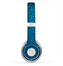 The Blue Sparkly Glitter Ultra Metallic Skin for the Beats by Dre Solo 2 Headphones