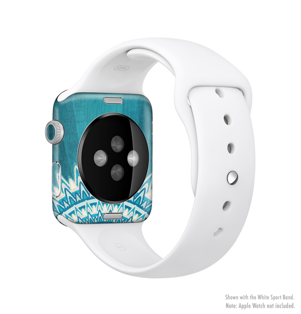 The Blue Spiked Orb Pattern V3 Full-Body Skin Kit for the Apple Watch