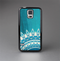 The Blue Spiked Orb Pattern V3 Skin-Sert Case for the Samsung Galaxy S5