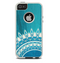 The Blue Spiked Orb Pattern V3 Skin For The iPhone 5-5s Otterbox Commuter Case