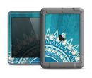 The Blue Spiked Orb Pattern V3 Apple iPad Air LifeProof Fre Case Skin Set